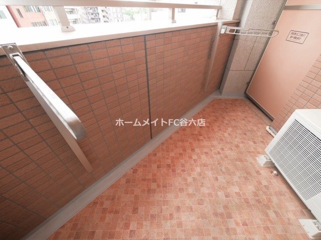 拡大写真:CITY SPIRE上町台 4階403のバルコニー