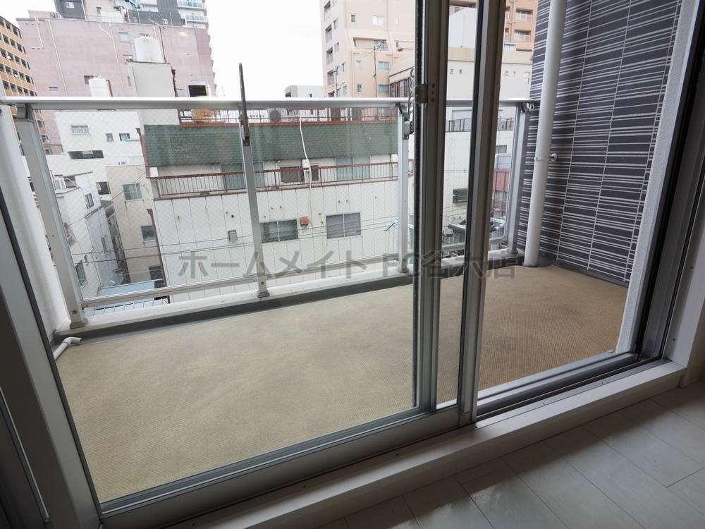 拡大写真:シティヒルズ安堂寺 6階607のバルコニー