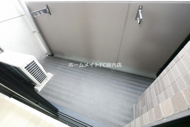 拡大写真:S-RESIDENCE難波Briller 9階909のバルコニー