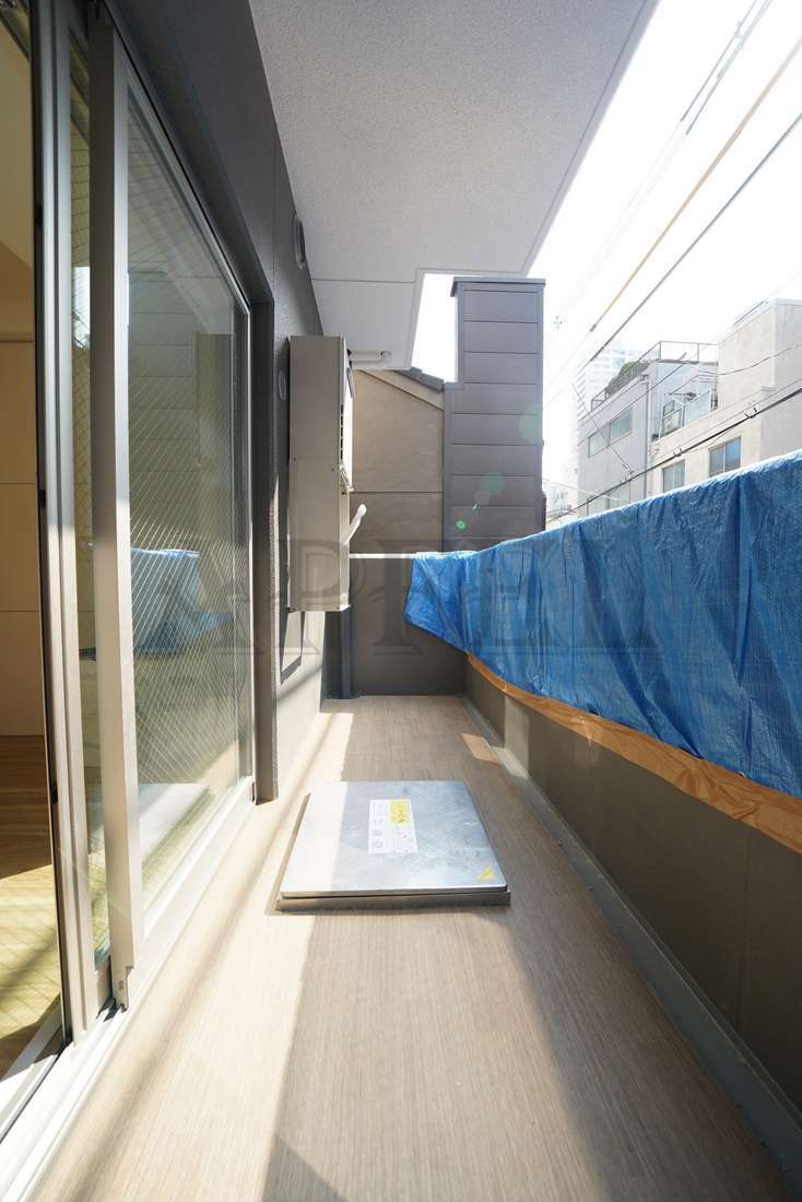 拡大写真：ラフィット松屋町 2階201のバルコニー