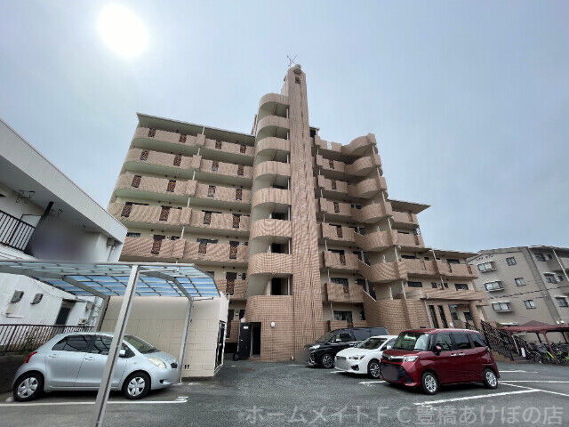 拡大写真:クレストパレス・学園前 4階405の建物外観