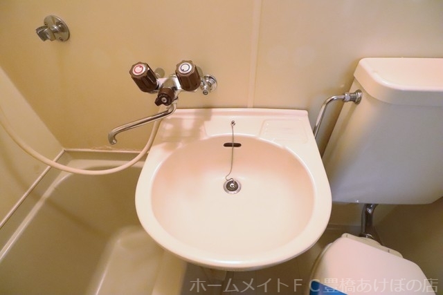 拡大写真：ペアパレス東田 2階202の洗面所