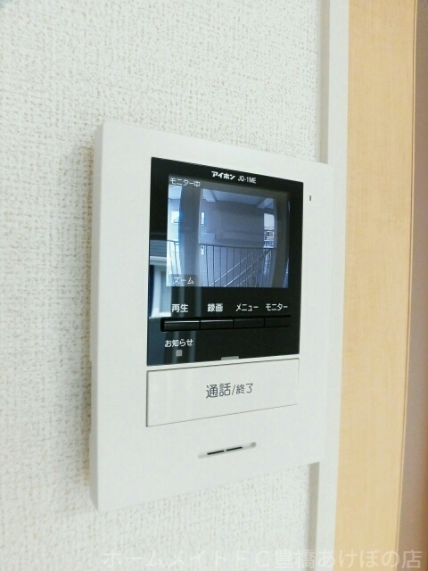 拡大写真:キューブ ゼロワン 2階203のセキュリティ