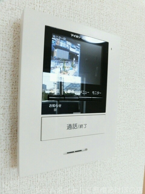 拡大写真：クレメント 2階201のセキュリティ