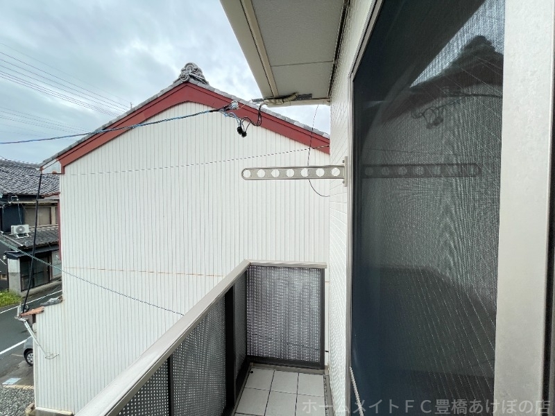 拡大写真:シャトル東町 2階201のバルコニー