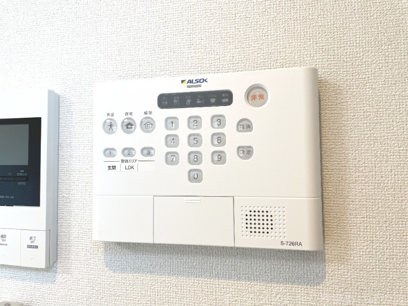 拡大写真：ヒカルサ豊橋小池 2階201のセキュリティ