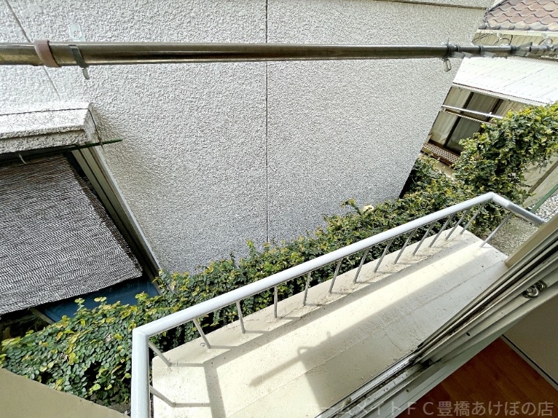 拡大写真:コーポ松山 1階2のバルコニー