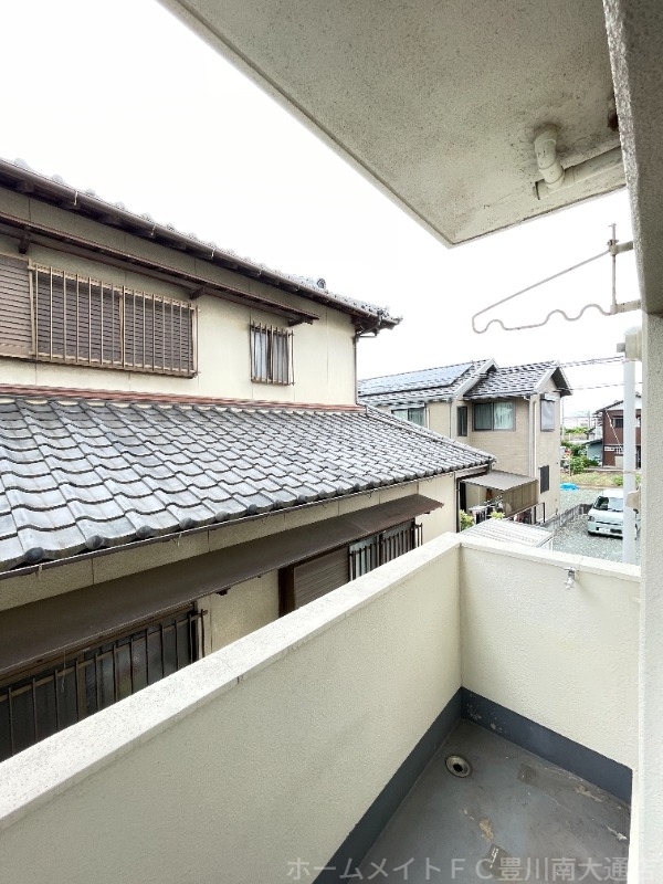 拡大写真:コーポ倉屋敷 2階201のバルコニー