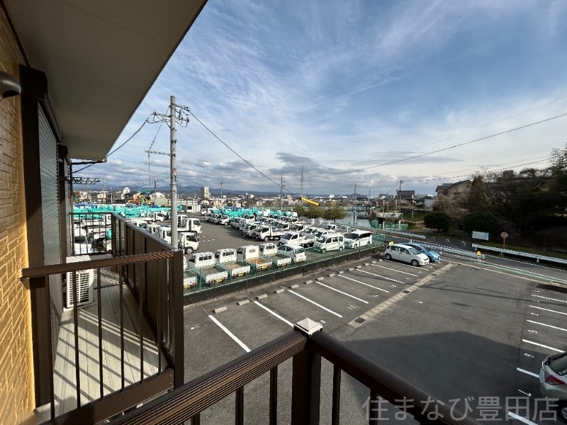 拡大写真:ルミエールあさひ 1階102の2階からの眺望