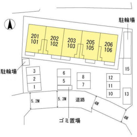 拡大写真:豊中市北条町3丁目 1階101の外観
