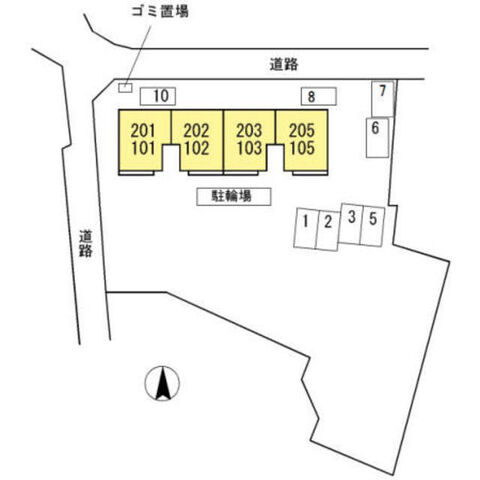 拡大写真:枚方市藤阪元町1丁目 1階101の外観