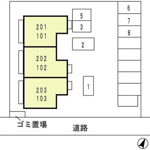 拡大写真:伊丹市荻野7丁目 2階202の外観