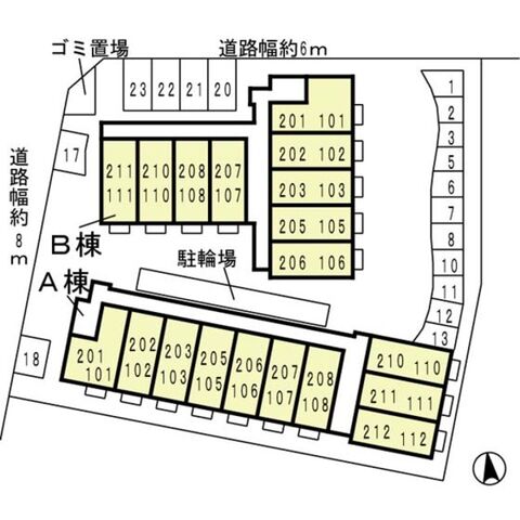 拡大写真：尼崎市金楽寺町２丁目 1階101の外観