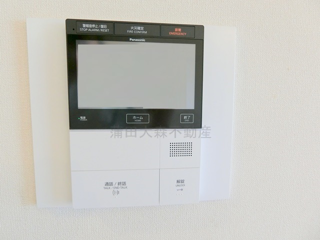 拡大写真：オーベルグランディオ萩中２号棟 8階813のテレビモニター付きインターフォン