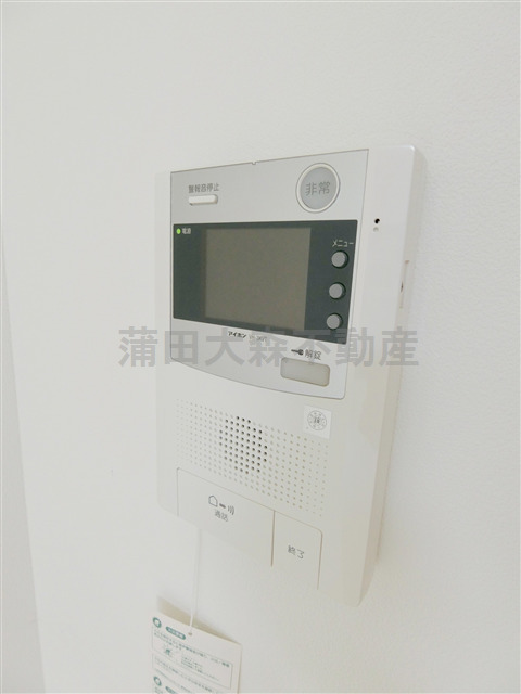 拡大写真:ヴァレッシア蒲田シティ 4階402のTVモニター付オートロック