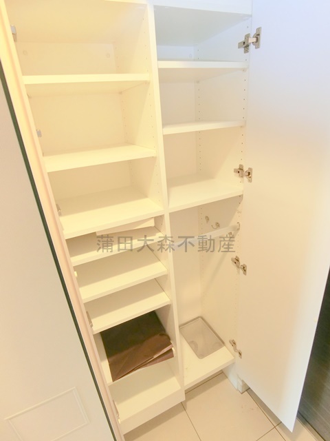 拡大写真:デュオステージ蒲田 13階1304の玄関収納