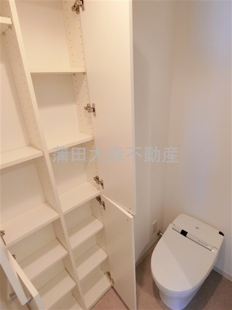 拡大写真:イプセ蒲田 12階1201のトイレ 温水洗浄便座