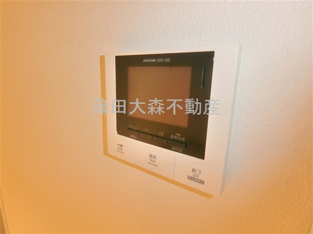 拡大写真:ミライズ平和島レジデンス 1階104のTVモニター付インターホン