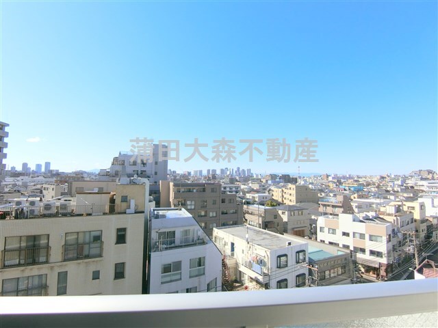 拡大写真:XEBEC西蒲田 6階604の眺望良好