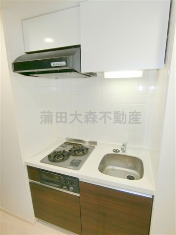 拡大写真:XEBEC西蒲田 6階604の2口ガスシステムキッチン