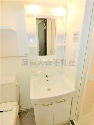 拡大写真:XEBEC西蒲田 6階604の洗面脱衣所 独立洗面台
