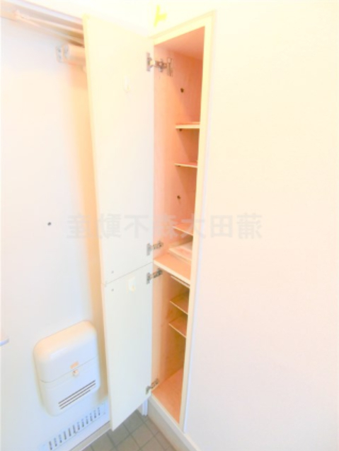 拡大写真:Flats7 2階201の玄関収納 シューズボックス
