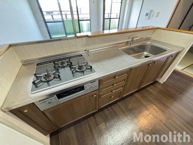 拡大写真:フローラ南館 3階306のキッチン