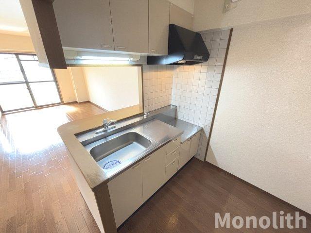 拡大写真:パール久米田 2階201のキッチン