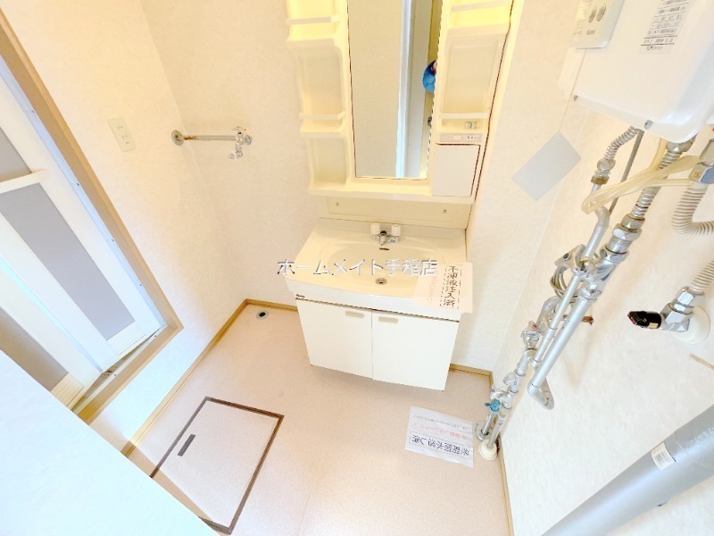 拡大写真:札幌市手稲区前田三条8丁目 1階102の脱衣所です♪