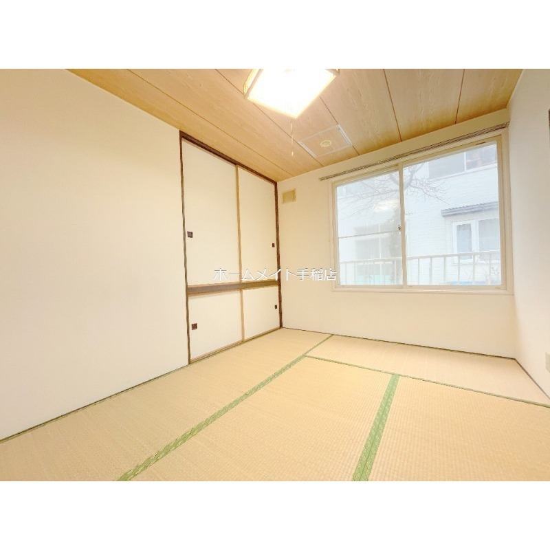 拡大写真:札幌市手稲区手稲本町五条4丁目 1階102の明るい和室♪