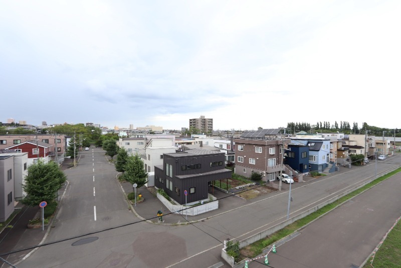 拡大写真:札幌市手稲区富丘一条4丁目 5階503の眺望良いですね♪