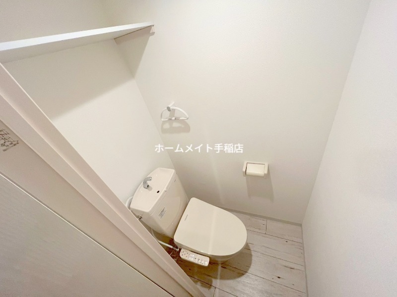 拡大写真:ラフィーネ発寒南Ⅲ 1階102のトイレスペースでございます!