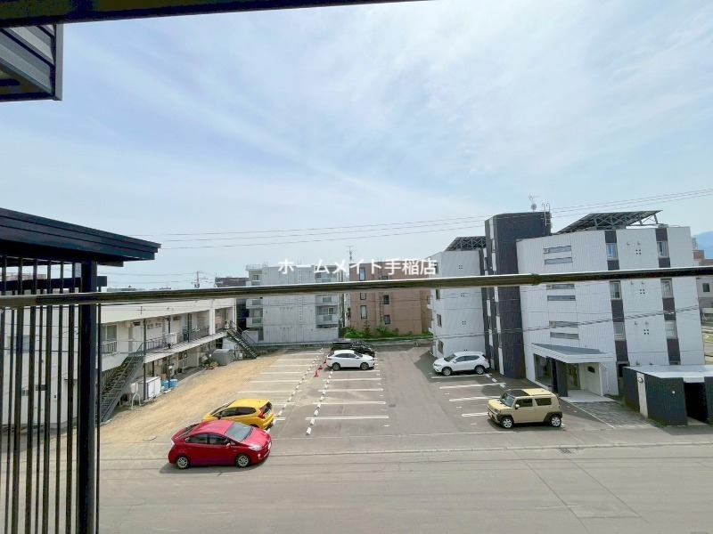 拡大写真:ハイツ54 3階302のお部屋からの眺望でございます!