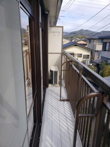拡大写真:妙見ハイツ 2階202のバルコニー