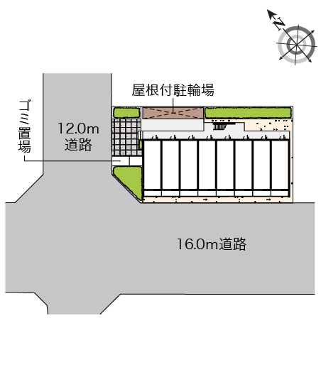 拡大写真:レオネクストトレフール 1階K1のその他