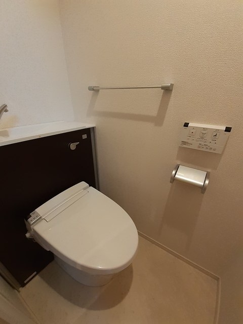 拡大写真:プラム ハウス 1階K1のトイレ