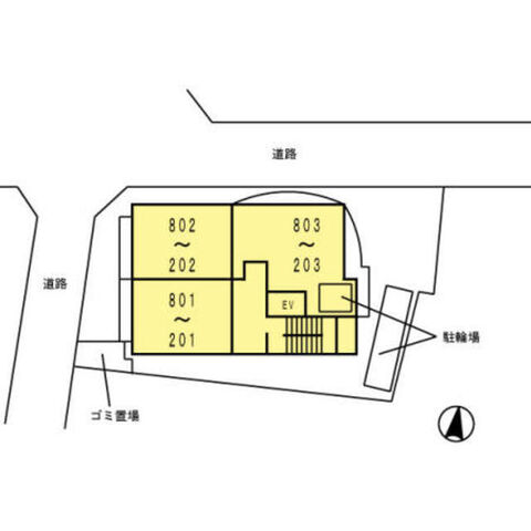 拡大写真:大阪市北区本庄東1丁目 8階801の外観
