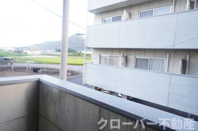 拡大写真:グランシャトー吉原北棟 4階201のバルコニー