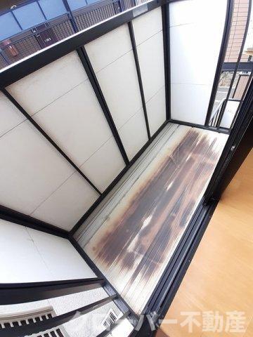 拡大写真:イグレック。楯 A 2階201のバルコニー