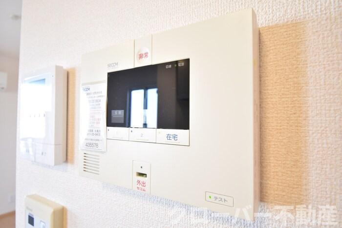 拡大写真:アリエッタ A棟 2階201のセコムのセキュリティシステム
