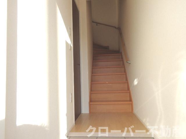 拡大写真:グランリヴィエールⅡ 2階201の玄関