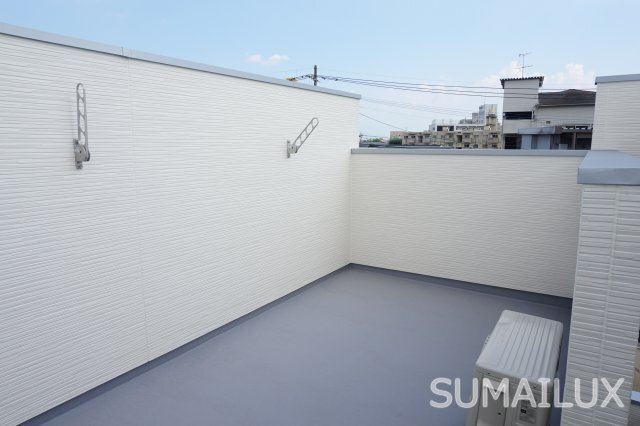 拡大写真:熊本市中央区九品寺3丁目 2階203のバルコニー