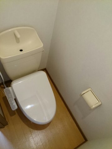 拡大写真:プレジデンシャル白山 4階402のシンプルで使いやすいトイレです