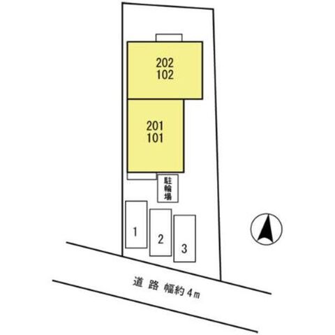 拡大写真:東大阪市東石切町6丁目 1階101の外観