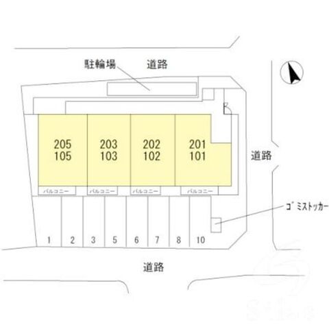 拡大写真:東大阪市菱屋東1丁目 1階103の外観