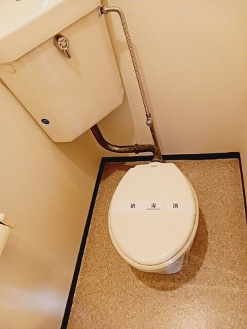 拡大写真:ロイヤル小林 2階203のゆったりとした空間のトイレです