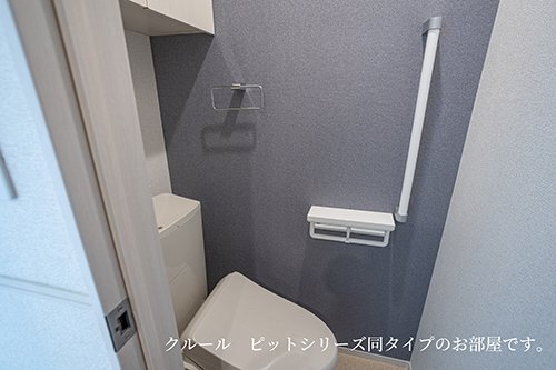 拡大写真:モンレーヴみのり 1階102の落ち着いた色調のトイレです