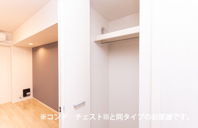 拡大写真:ボニータみのり 2階202の収納スペース豊富です