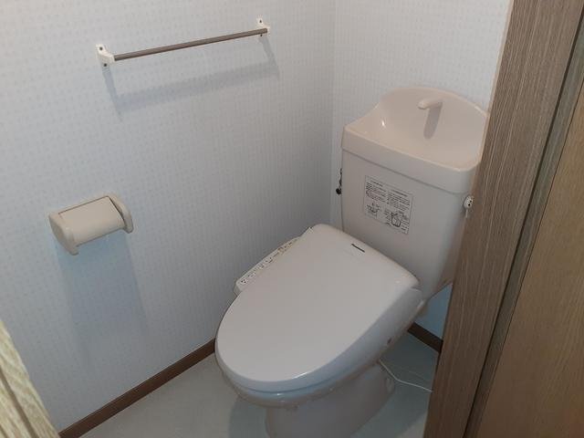 拡大写真:セイント・サチ 3階302の清潔感のあるトイレです