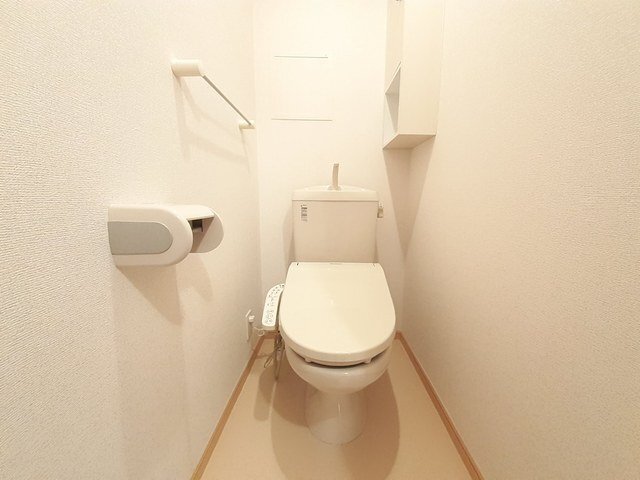 拡大写真:ヴィオラ壱番館A 2階201の落ち着いたトイレです